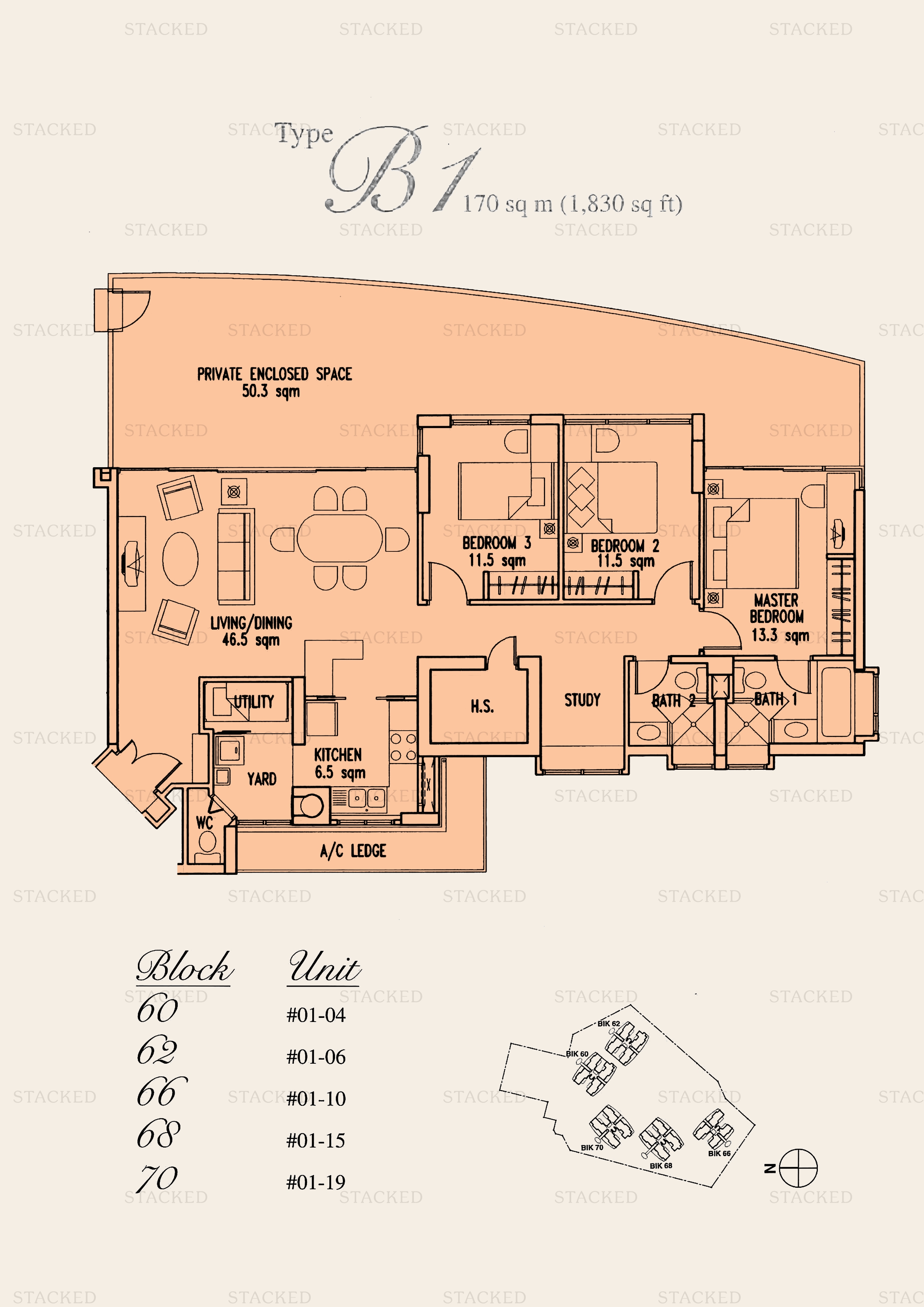 Goldenhill Park Condominium floor plan